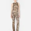 De beige Madaillon-broek