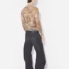 De beige Madaillon-top De beige Madaillon-top
