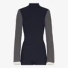 De Bi-Material Bodysuit De Bi-Material Bodysuit