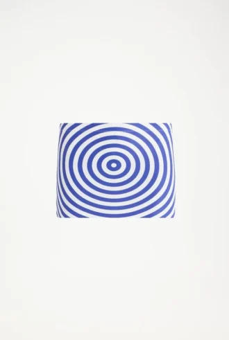 De blauwe Target-minirok