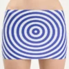 De blauwe Target-minirok