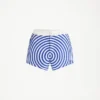De blauwe Target-slip