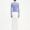 De blauwe Target-top