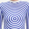 De blauwe Target-top