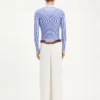 De blauwe Target-top