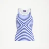 De blauwe Target-tops