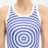 De blauwe Target-tops
