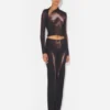 De bronzen Body Dust crop top