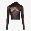 De bronzen Body Dust crop top