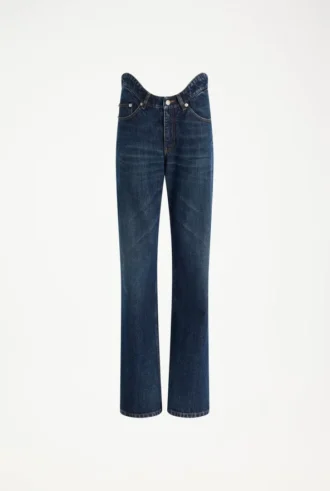 De Curved Denim Jeans