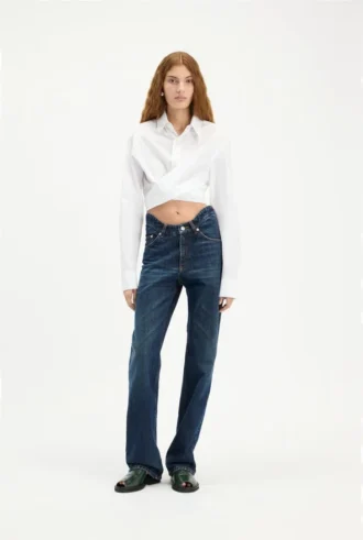 De Curved Denim Jeans