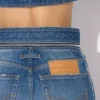 De denim-Jeans met riemen De denim-Jeans met riemen