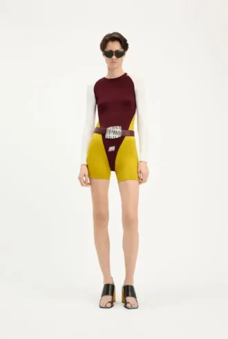 De driekleurige Junior Gaultier-playsuit De driekleurige Junior Gaultier-playsuit