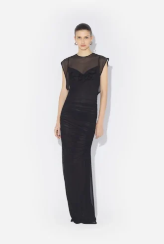 De ‘Flocked Tattoo Ruban’-jurk
