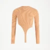 De gestreepte Bodysuit De gestreepte Bodysuit