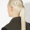 De hartvormige veiligheidsspeld-haarclip