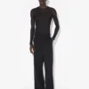 De Jean Paul Gaultier-top met flockprint