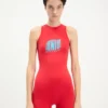 De Junior Gaultier playsuit met tanktop
