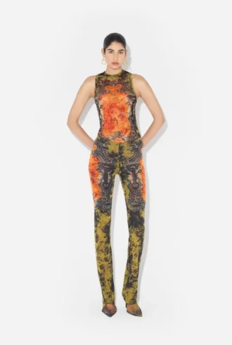 De kaki Madaillon-broek