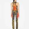 De kaki Madaillon-broek