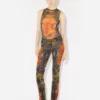 De kaki Madaillon-tanktop De kaki Madaillon-tanktop