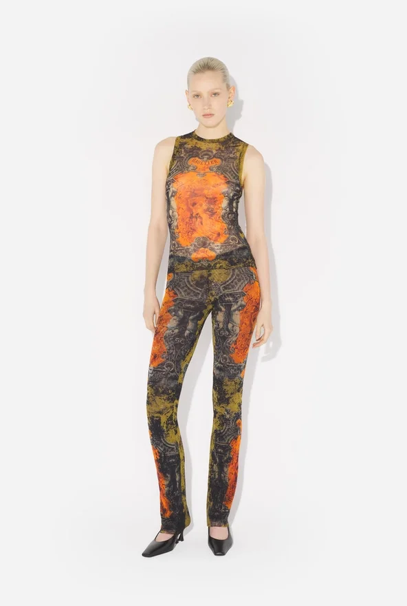 De kaki Madaillon-tanktop De kaki Madaillon-tanktop