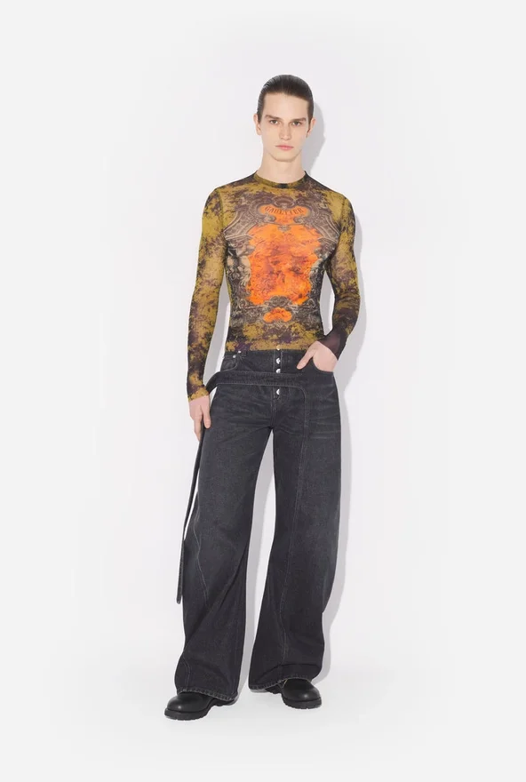 De kaki Madaillon-top De kaki Madaillon-top
