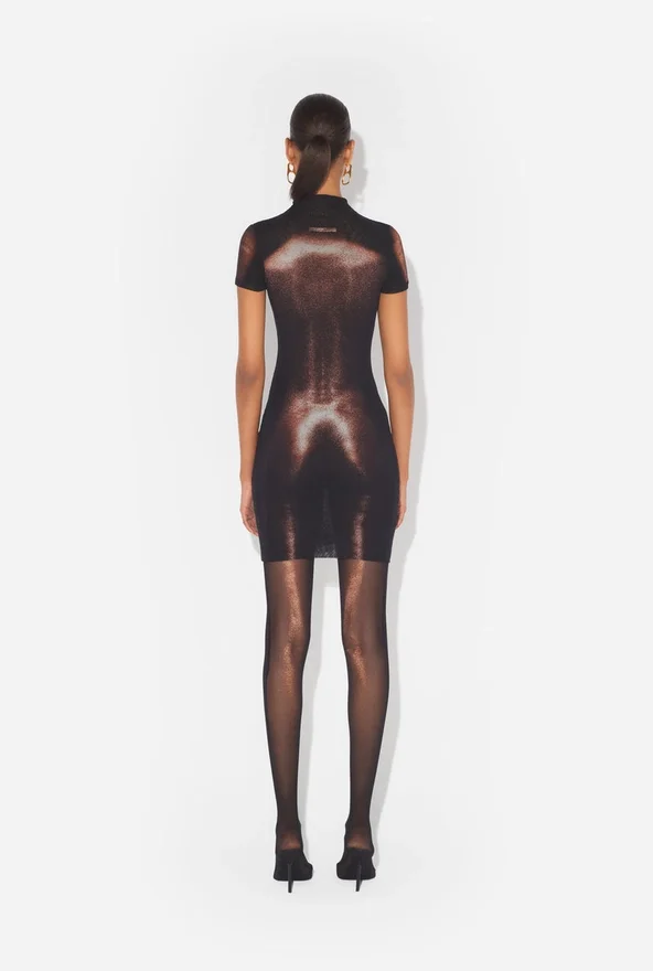 De korte bronzen Body Dust-jurk De korte bronzen Body Dust-jurk