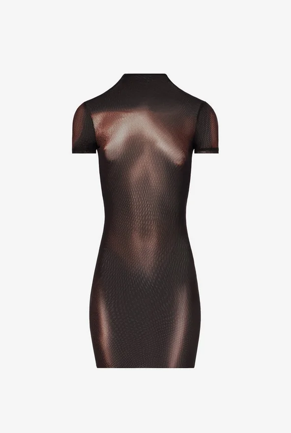 De korte bronzen Body Dust-jurk De korte bronzen Body Dust-jurk