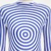 De lange blauwe Target-jurk