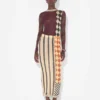 De lange patchworkrok De lange patchworkrok