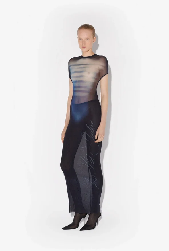 De “Le Male” jurk met open rug De “Le Male” jurk met open rug