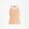 De oranje Target-tops
