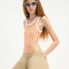 De oranje Target-tops