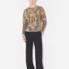 De oversized beige Madaillon-top De oversized beige Madaillon-top