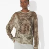 De oversized beige Madaillon-top De oversized beige Madaillon-top