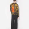 De oversized kaki Madaillon-top De oversized kaki Madaillon-top