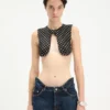 De polkadot crop top