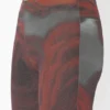 De rode Blurry Roses-broek