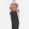 De rode Blurry Roses-top De rode Blurry Roses-top