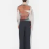 De rode Blurry Roses-top De rode Blurry Roses-top