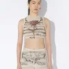 De Tattoo Mariniare Crop Top