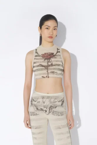 De Tattoo Mariniare Crop Top