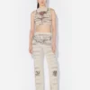 De Tattoo Mariniare Crop Top