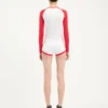 De tweekleurige Junior Gaultier-Playsuit