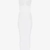 De witte conische jurk De witte conische jurk