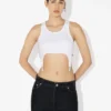 De witte Garter-Bh