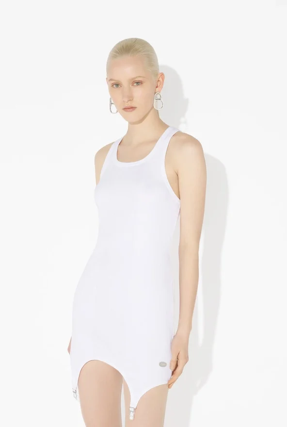 De witte jarreteljurk De witte jarreteljurk