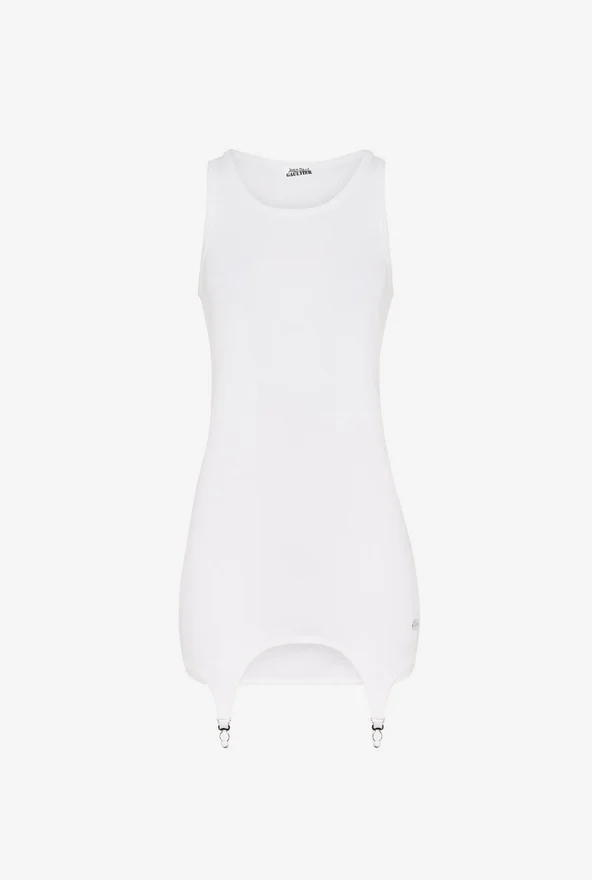 De witte jarreteljurk De witte jarreteljurk