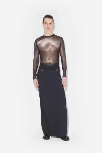 De zilveren Body Dust-top